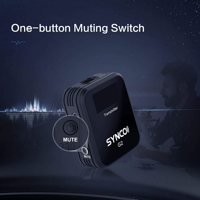 Synco G2 (A1) Lavaliera Wireless cu microfon incorporat [10]