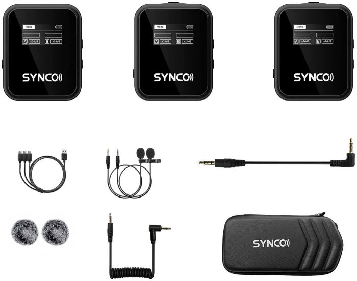 Synco G2 (A2) Lavaliera Wireless Dubla cu microfon incorporat [6]