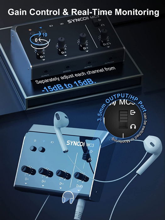 Synco MC3-LITE mixer audio [4]