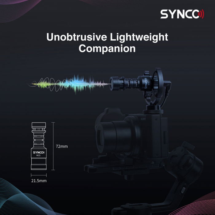 Synco MIC-M1S Microfon pentru camera si smartphone [6]