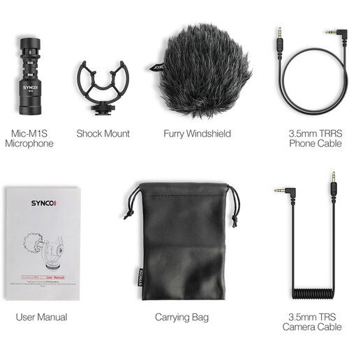 Synco MIC-M1S Microfon pentru camera si smartphone [4]