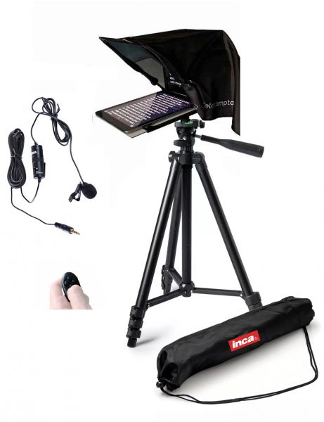 Teleprompter cu trepied si lavaliera [1]
