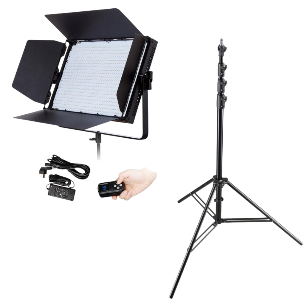 Tolifo GK-J-200WAB Panou LED Bicolor de studio cu stativ [1]