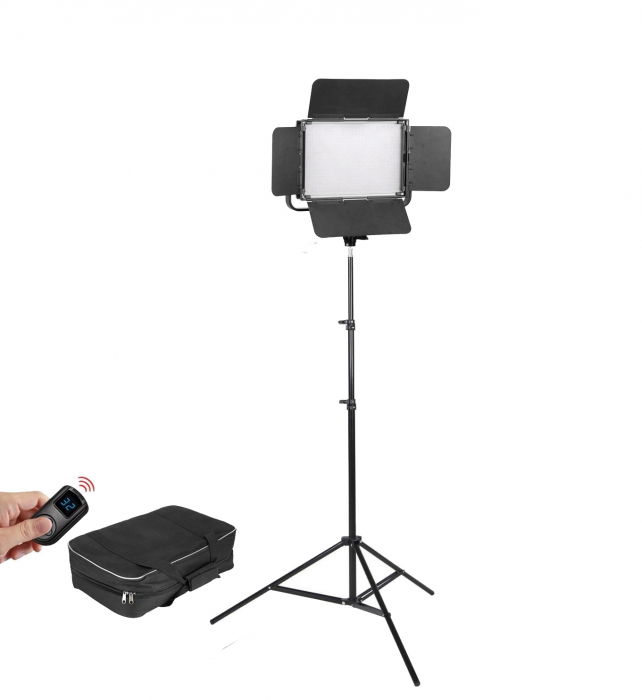 Tolifo GK-S60 Lampa foto-video LED Bicolor/RGB cu stativ [1]