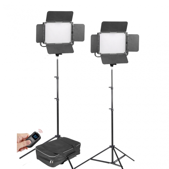 Tolifo GK-S60 Lampa foto-video LED Bicolor/RGB cu stativ [1]