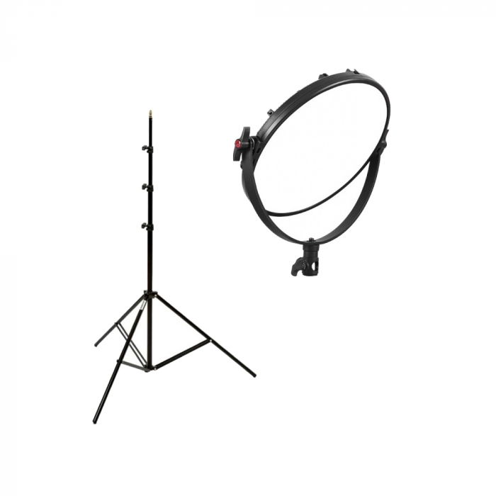 Tolifo Lampa Video LED 600 Ring Light Bicolor cu stativ [1]