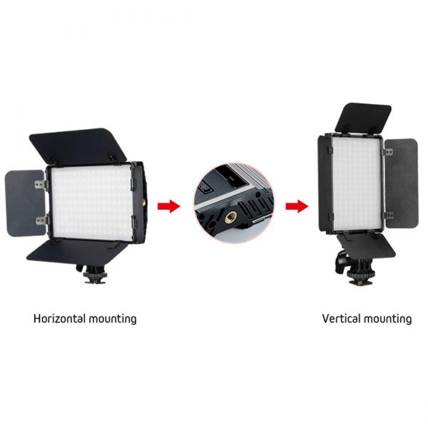 Tolifo PT-15B PRO II Lampa Video LED 144 Bicolor [7]