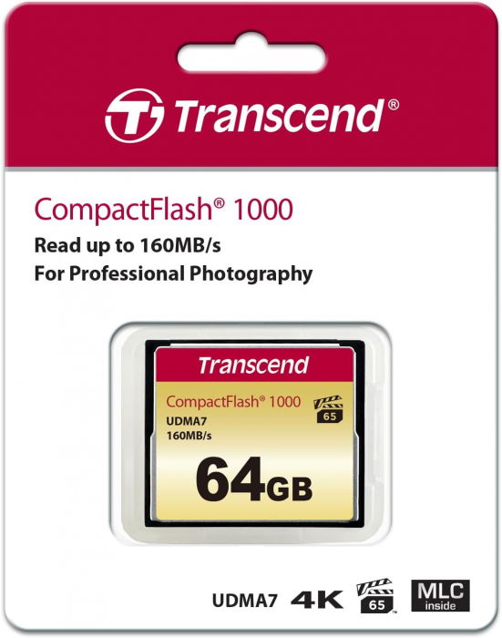 Transcend card memorie CFAST 1000 UDMA7 160 MB/S 64GB [1]
