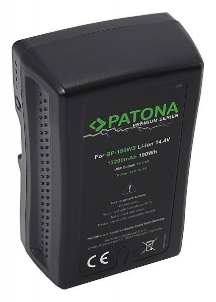 Patona Acumulator V-Mount BP-190WS [1]