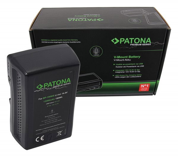 Patona Acumulator V-Mount BP-190WS [4]