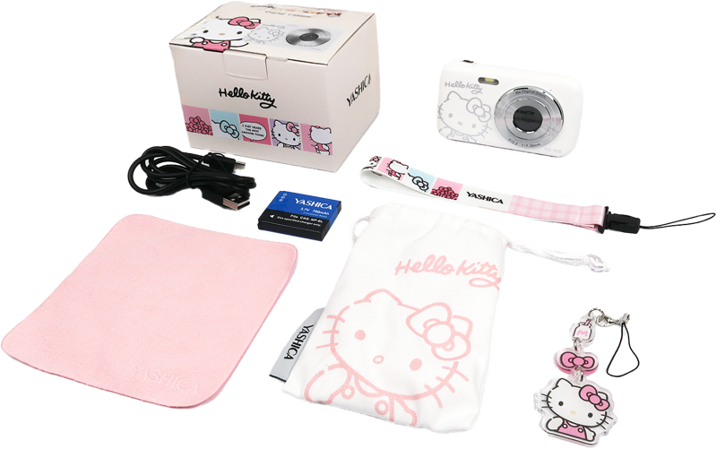Yashica x Hello Kitty Digital Camera DZ-100 White [4]
