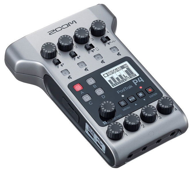 Zoom Podtrak P4 Recorder Audio Podcast 4 Canale XLR [1]