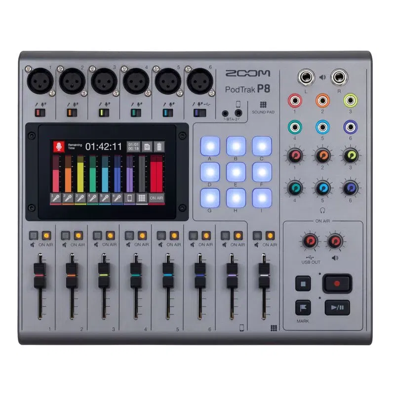 ZOOM Podtrak P8 Mixer Audio Podcast XLR [3]