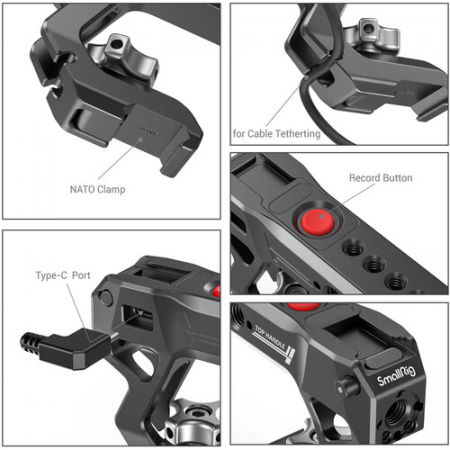 Maner superior SmallRig NATO cu declansare la distanta Record Start/Stop 3322 [3]