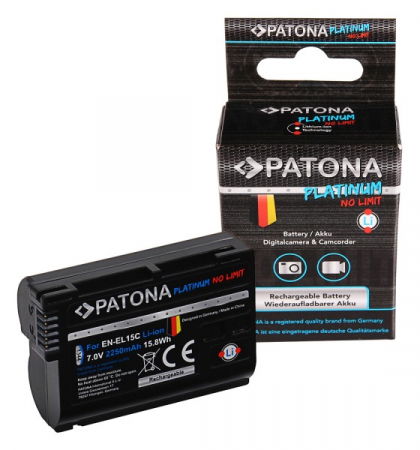 Acumulatori dedicati - Patona Platinum EN-EL15C acumulator pentru Nikon Z