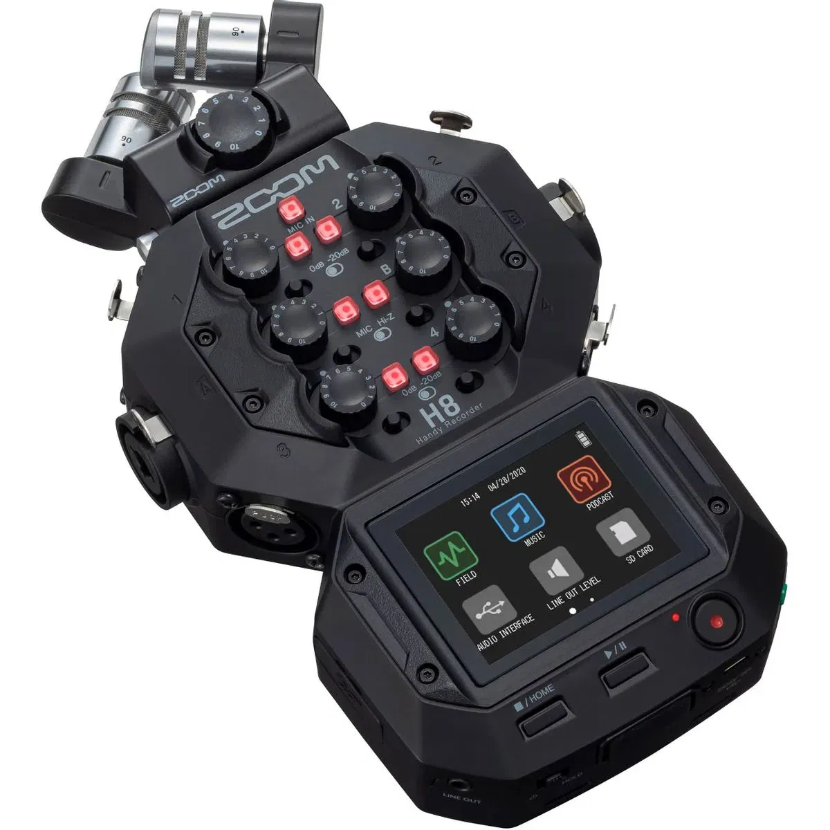 ZOOM H8 Recorder Audio XLR 12 Canale cu interfata touchscreen [2]