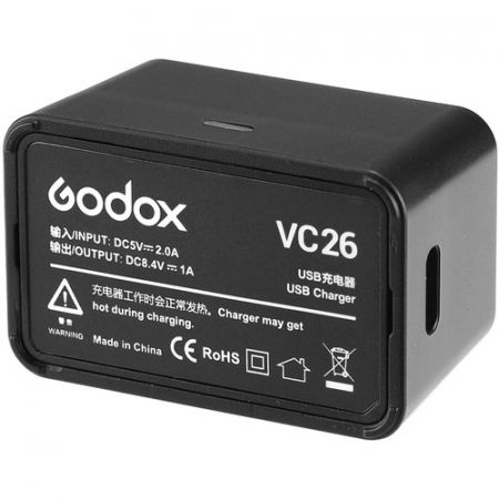 Incarcator Godox VC26 USB pentru baterie V1 [1]