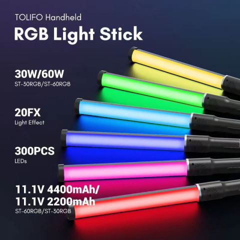 TOLIFO Lampa LED TUBE RGB 60W [1]
