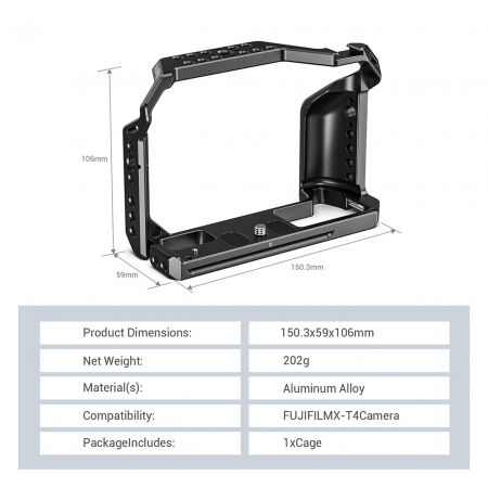 SmallRig CCF2808 Cage pentru Fujifilm X-T4 [1]