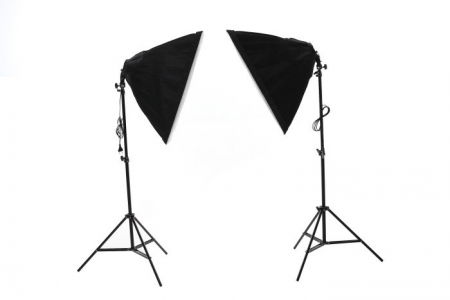 Kit lumini E27 135W x 8 cu softbox si stativ [4]