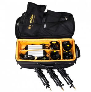 Lumini foto-video - Dedolight Set 3 Lumini LED cu alimentare 220V