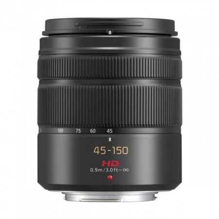 Obiective foto Mirrorless - Panasonic 45-150mm F4-5.6 Lumix G Mega O.I.S. Obiectiv MFT negru