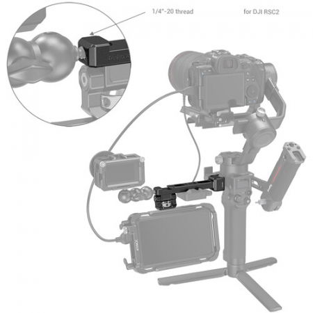Suport pentru monitor SmallRig cu clema NATO pentru DJI RS 2 RS 3 și RSC 2 3026 [6]