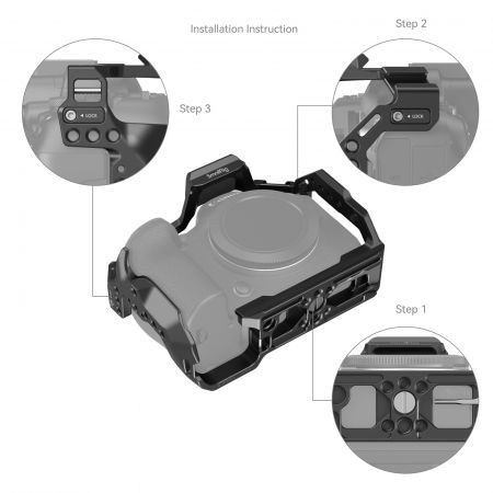 SmallRig 4159 cage pentru Canon EOS R6 Mark II [6]