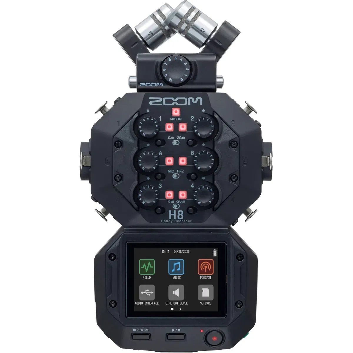 ZOOM H8 Recorder Audio XLR 12 Canale cu interfata touchscreen [1]