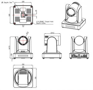 Camera PTZ Full HD Zoom 20X NDI/SDI [4]