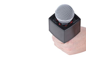 Rycote cub microfon pentru interviu TV negru [1]