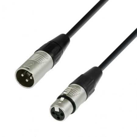 Cabluri si adaptoare microfoane - ADAM HALL 4STAR MIC XLR 1.5M Cablu de microfon XLR tata - XLR mama