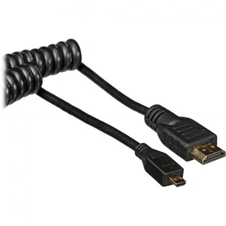 Cabluri, conectica - Atomos Cablu HDMI Micro-Mare 50cm Spiralat