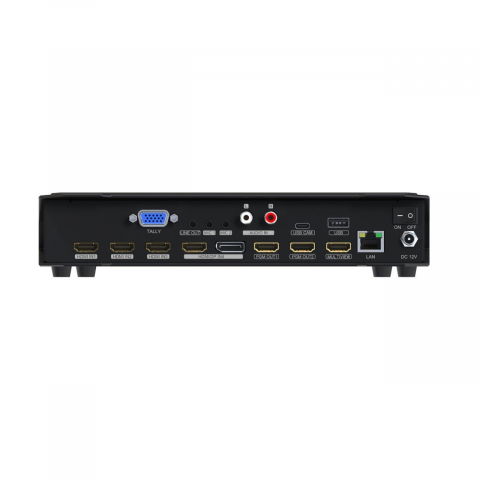 AVMATRIX Mixer Video HVS0401E, Micro 4 canale HDMI/DP, functie de streaming si inregistrare [2]
