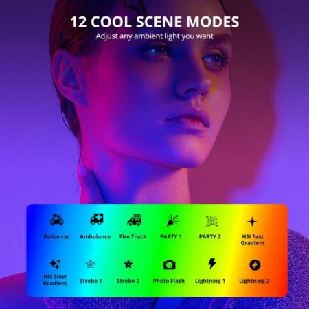 LP430 Bagheta LED Bicolor-RGB 42cm cu acumulator incorporat [6]