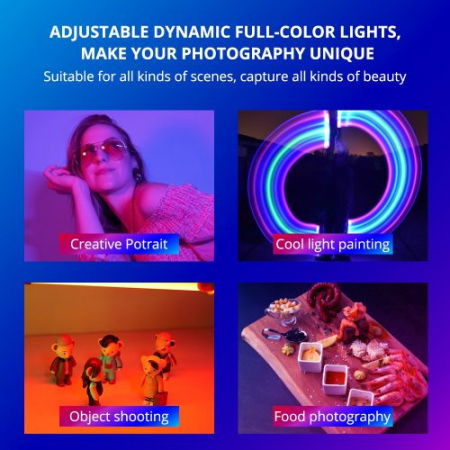 LP430 Bagheta LED Bicolor-RGB 42cm cu acumulator incorporat [9]