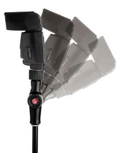 Manfrotto Smart Tilt suport umbrela cu patina pentru blitz [1]