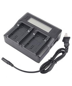 Digital Power Incarcator dual LCD compatibil Acumulator Panasonic DMW-BLF19 [2]