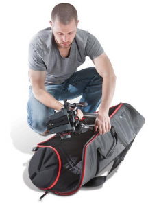 Manfrotto MVH502A,546BK Kit trepied video fluid cu spreader la mijloc [3]