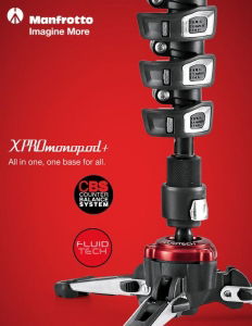 Manfrotto MVMXPROC5 Monopied video fluid carbon [4]