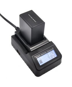 Digital Power Incarcator rapid cu LCD compatibil Canon LP-E6 [2]