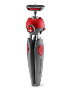 Manfrotto PIXI EVO Minirepied foto gri cu rosu [5]