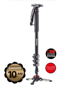 Monopiede video fluide - Manfrotto MVMXPROA4577 Monopied video fluid cu Quick Release