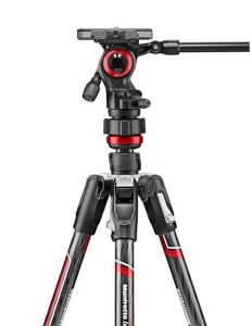 Manfrotto Befree Live Kit Trepied Video Carbon Twist [3]