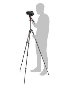 Manfrotto Befree Live Kit Trepied Video Carbon Twist [2]