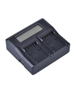Digital Power Incarcator dual LCD compatibil Acumulator Sony NP-FP50 [1]