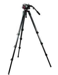 Manfrotto 504HD,536K kit trepied video carbon [1]