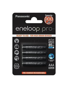 Acumulatori si incarcatoare AA/AAA - Panasonic Acumulatori Eneloop PRO4xAAA 900MA