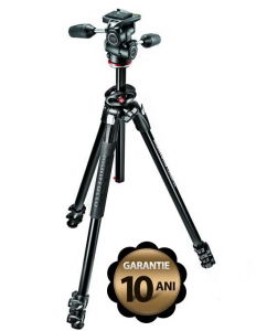 Manfrotto MK290DUA3-3W kit trepied foto cu cap 3Way [4]
