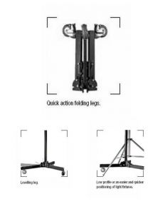 Manfrotto Black Alu Studio Stand 298B [1]